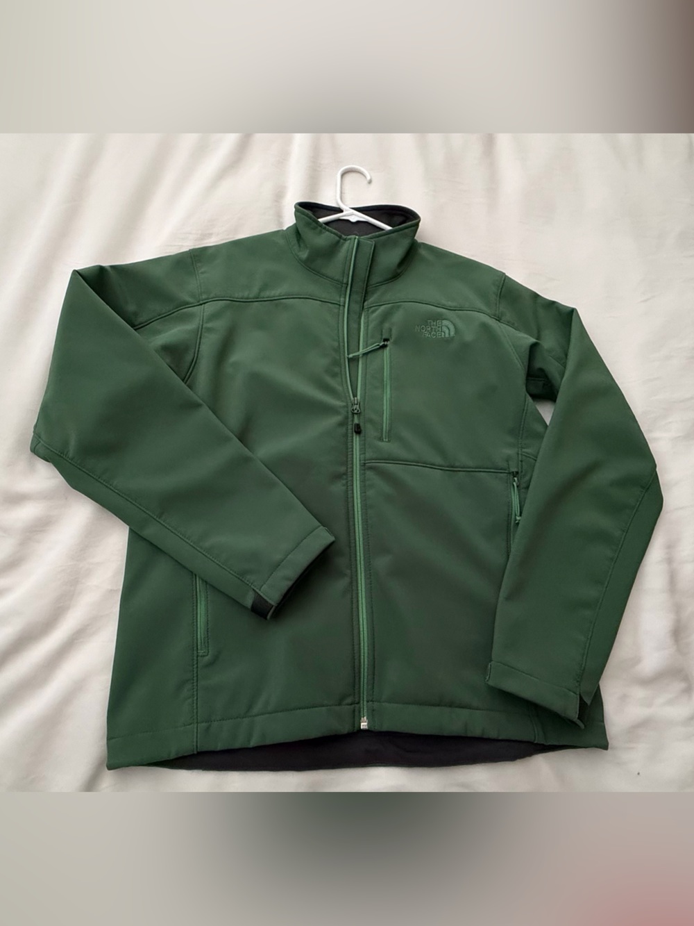 The North Face Men's Dark Green Softshell Jacket
